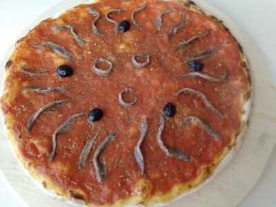 Pizza Anchois - Livraison Aix en Provence